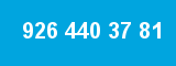926 440 37 81
